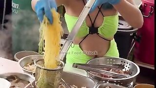 Yellow Noodle Soup With Pork
