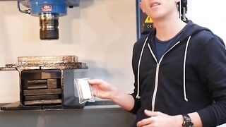 hydraulic press vs gold
