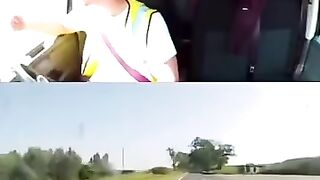 A guy saving men's life on the road!