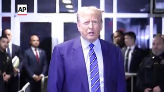 Full jury of 12 people, 6 alternates seated in Trump's hush money trial.