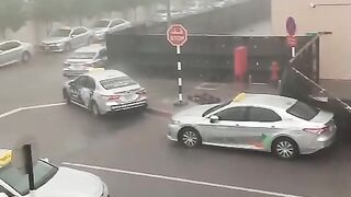 Dubai Rain fall
