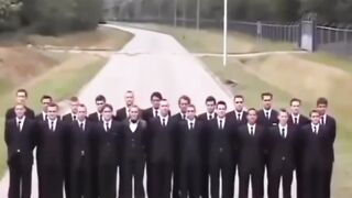 A group of engineers decided to test a tank's brakes in a pretty daring way