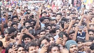 Honey Rose in crowd
