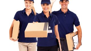 Delivery men are heroes