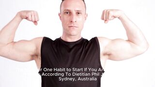 The number one habit to start if you are trying to build muscles