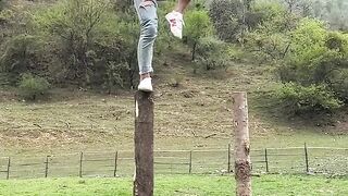 #Chinese Kung Fu # The strength of  is a mystery # I can't hide the fact that I know martial arts