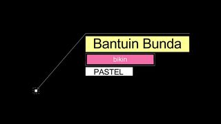 Ahza bantuin Bunda bikin Pastel