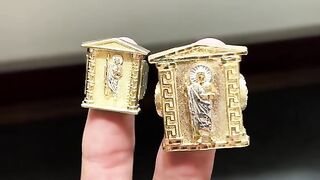 Men's Real Gold San Judas Thaddeus Rings