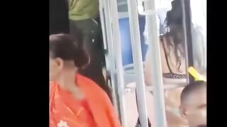 Watch Clad Woman Rides Crowded  Bus Viral Video