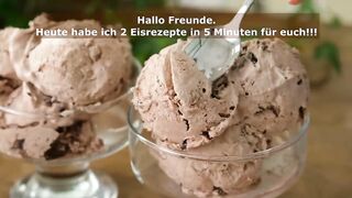 2 Zutaten! Echtes Eis ohne Kondensmilch! Nur wenige Menschen kennen diese hausge