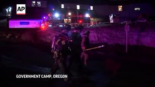 Oregon’s historic Timberline Lodge damaged in fire.