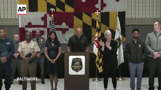 Maryland Gov. Wes Moore gives update on Baltimore bridge plans.