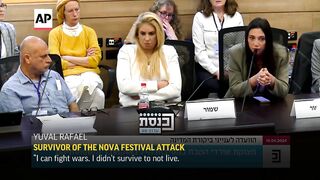 Israeli survivors of Oct. 7 attack demand better support from Knesset.