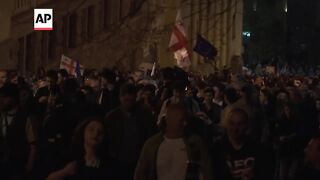 Thousands march in Georgia denouncing the so-called 'Russian law'.