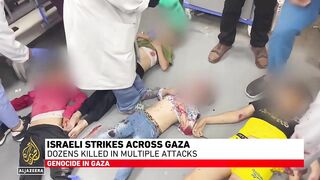 Israeli strikes across Gaza_ Dozens killed in multiple attacks.