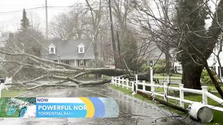 Nor’easter causes chaos for commuters.