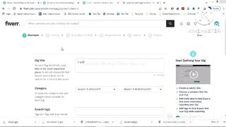 How To Create # 1 Ranked Gig On Fiver || Fiver Pe # 1 Gig Kese Banaen
