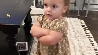 Toddler Who Can't Yet Speak Gets Point Across Loud and Clear