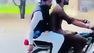 You can see the violence on the highway in the video
