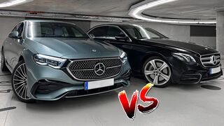 NEW vs. OLD Mercedes E-Class! SO Much CHANGED! W214 W213 Interior Exterior Comparison Walkaround 4k