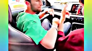 Car driving funny guys