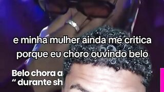 Belo chorando  no show #GracianeBarbosa #Belo