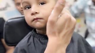 Kids shaved