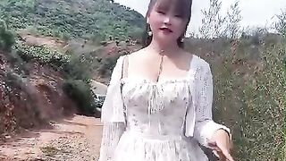 Relaxation dancing in beautiful natural.