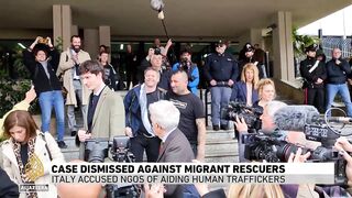 Case dismissed against migrant rescuers_ Italy accused NGOS of aiding human traffickers.