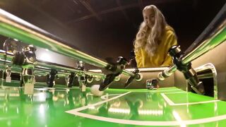 Cristiano Ronaldo vs. Ana Marković: Foosball Challenge