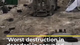 Israeli raids cause ‘worst destruction in decades’ in Tulkarem _ Al Jazeera Newsfeed.