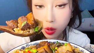 Asmr Pork Belly With Fried Rice Mukbang