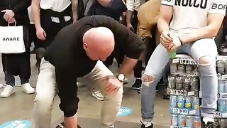He showed his strength