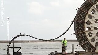 Process Of Laying Underwater Cables!!