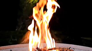 fire and coffee