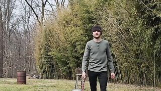 Working on precision with a 9ft nylon