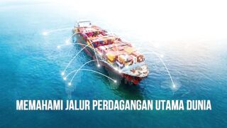 The Atlantic Ocean is included in trade routes