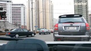 North Korea Traffic Jam (pyongyang)