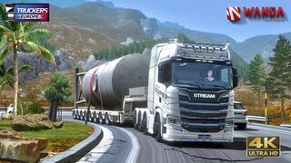 INDUSTRIAL SILO !! finally reach to mountain valley truckers of europe 3 gameplay ultra hd graphics