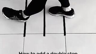 How to add a double step to shapers running man