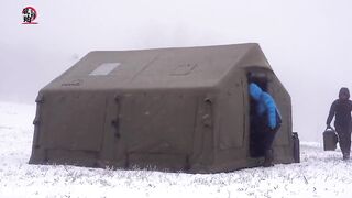 Camping Video in Very Cold