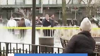 Man sets himself on fire outside Trump trial in New York