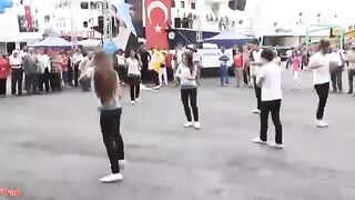 دبكه تركيه مع تدريب