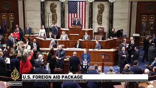 US House approves aid package worth billions for Ukraine, Israel & Taiwan.