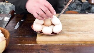 100 Eggs with Cheese and Juicy Homemade Minced Meat! Tasty dish m...