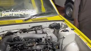 Project car k-70 back || exhaust fires