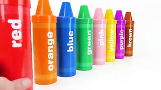 Best  for Toddlers Learn Colors with Crayon