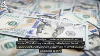 Law of attraction , Manifesting money ,