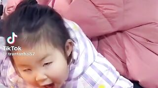 Funny cute baby