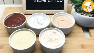 5 Easy sauces and Dips ! No egg No mayonnaise